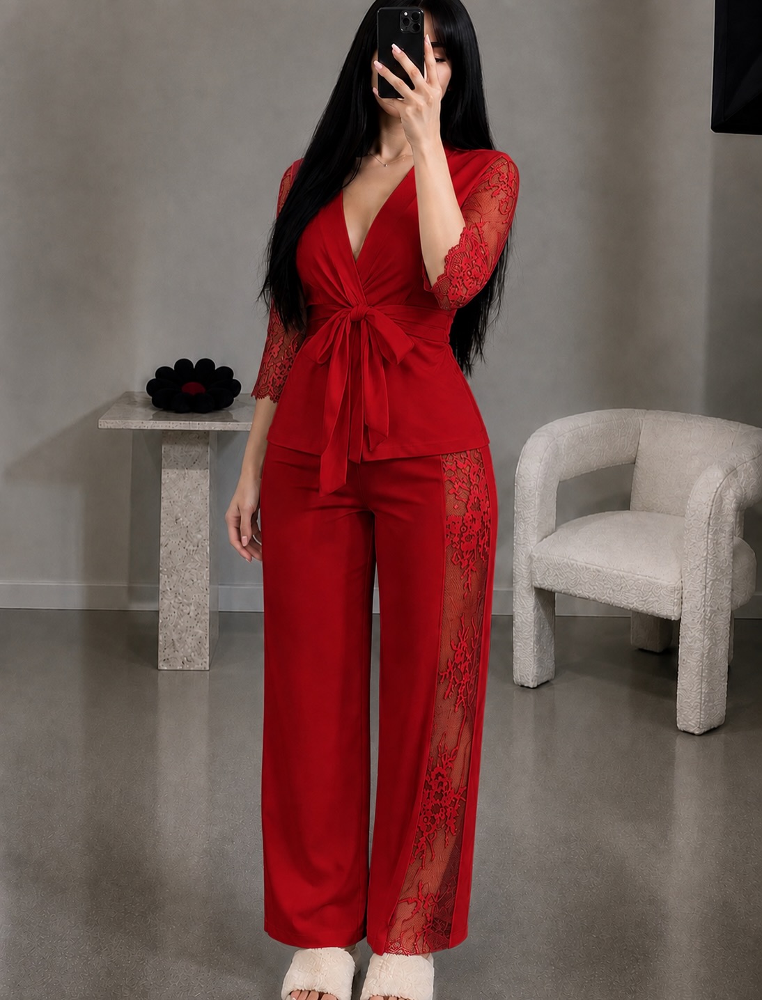 NO1269# Women printed loungewear set wholesale thumbnail 3
