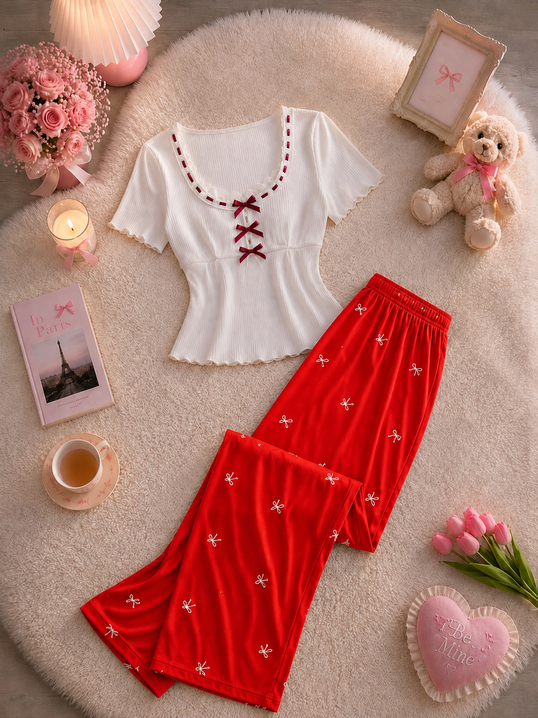 NO1275# Women color option loungewear set wholesale thumbnail 2