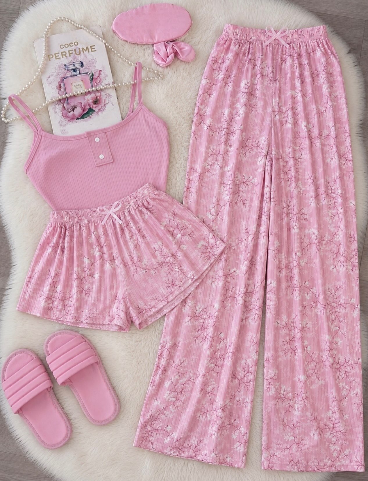 NO1278# Women relaxed fit pajama set wholesale thumbnail 2