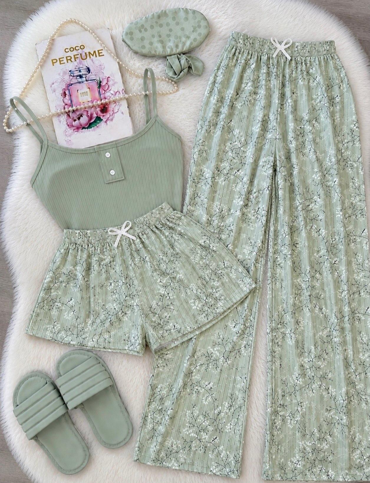 NO1278# Women relaxed fit pajama set wholesale thumbnail 4