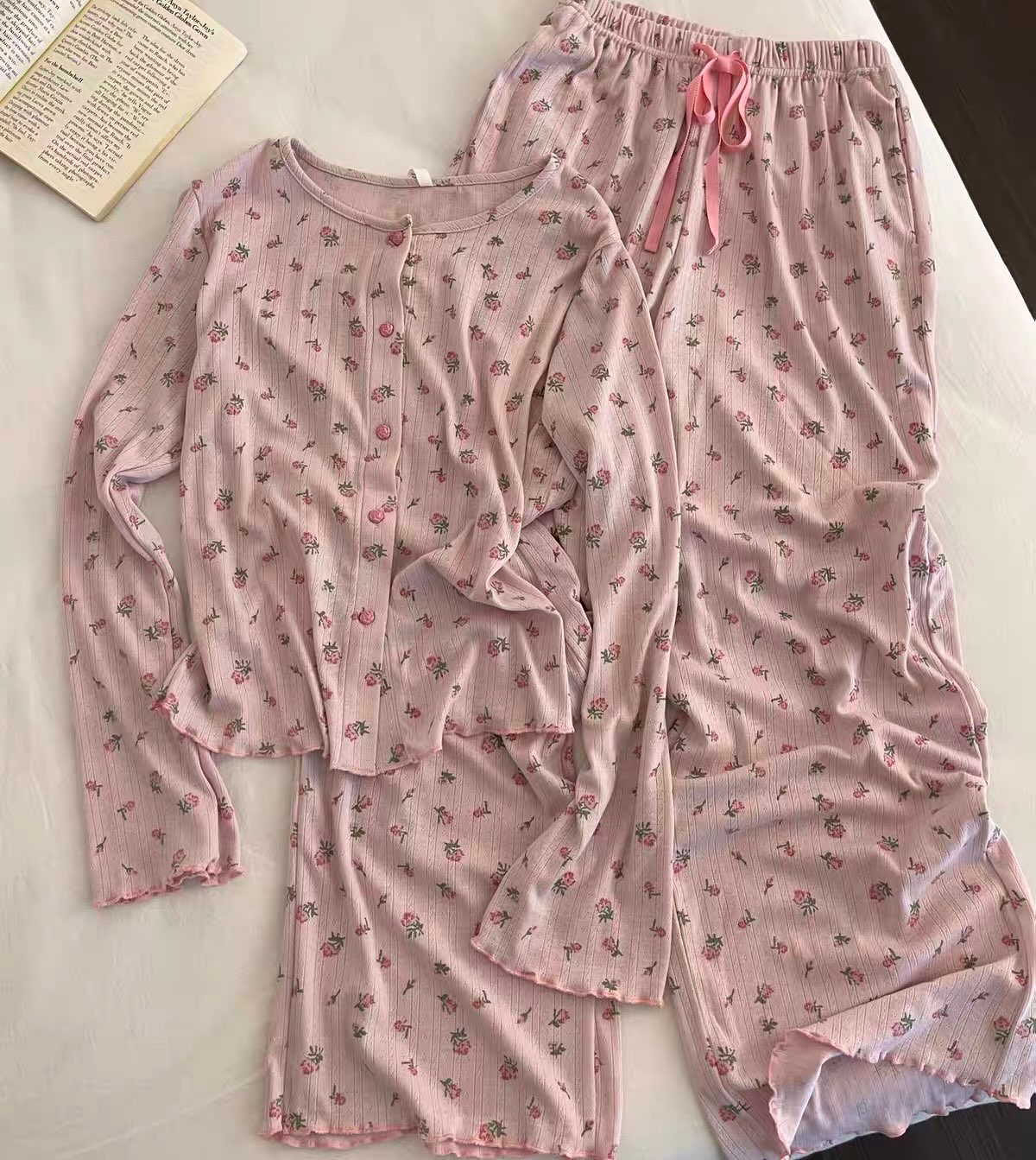 NO1279# Women multi-color pajama set wholesale thumbnail 5
