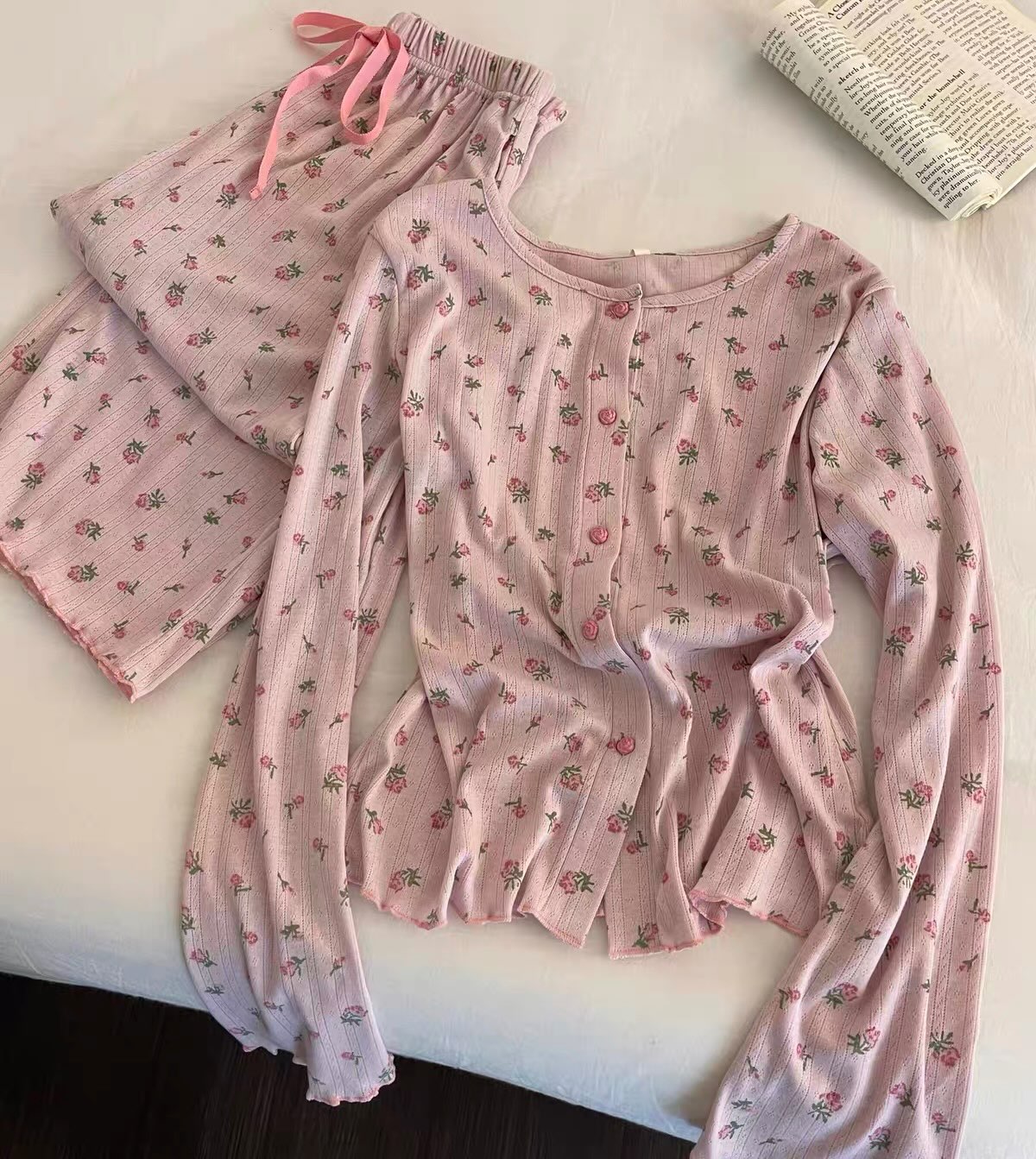 NO1279# Women multi-color pajama set wholesale thumbnail 7