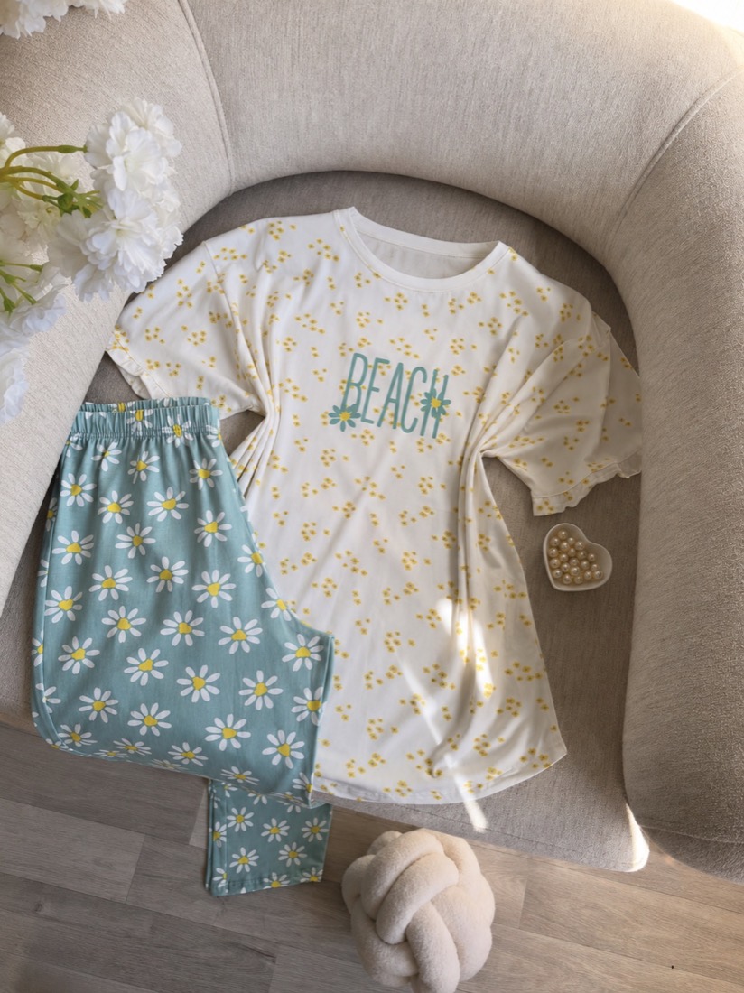 NO704# Women robe and pajama set wholesale supplier thumbnail 4