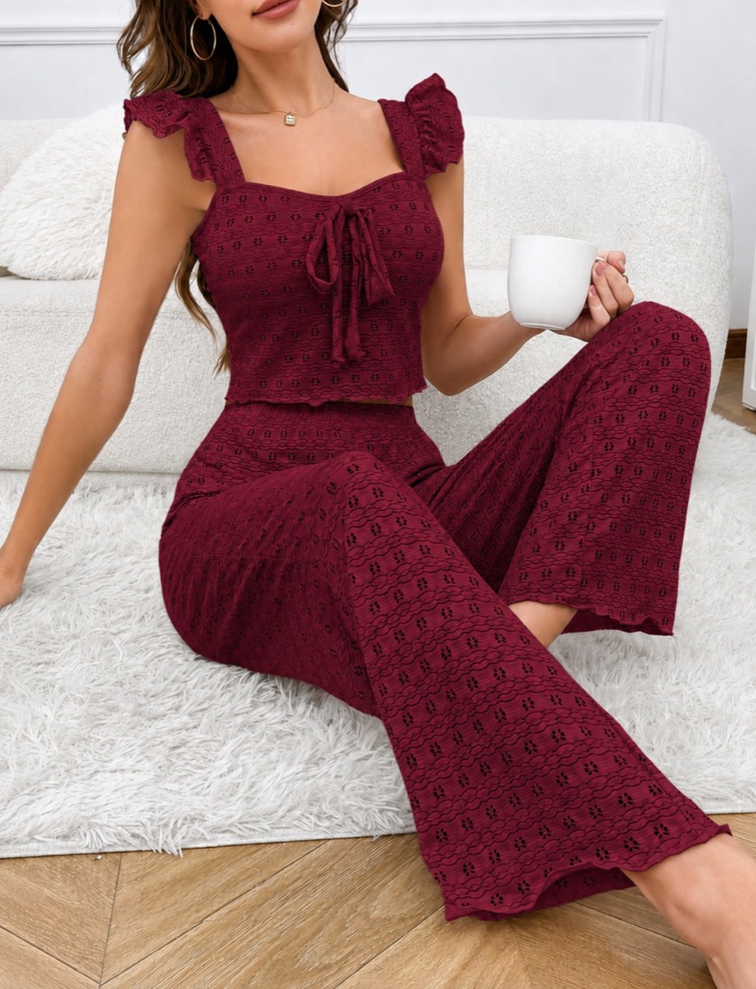 NO705# Women floral loungewear set for wholesale buyers thumbnail 4