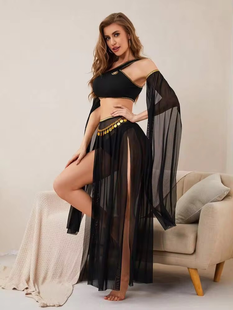NO9006# Women floral lingerie nightdress wholesale thumbnail 5