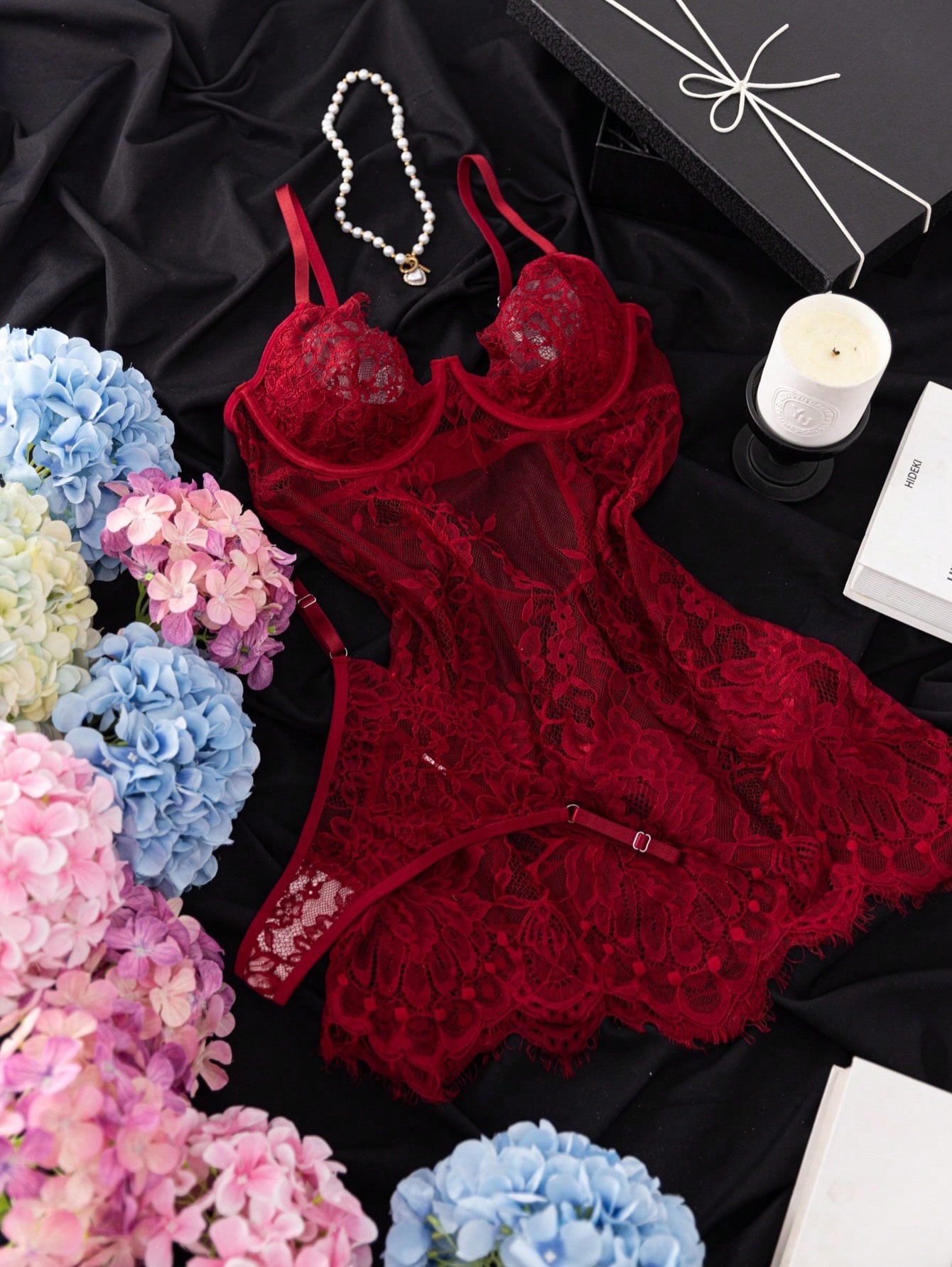 NO9008# Women bridal intimate lingerie set wholesale thumbnail 6
