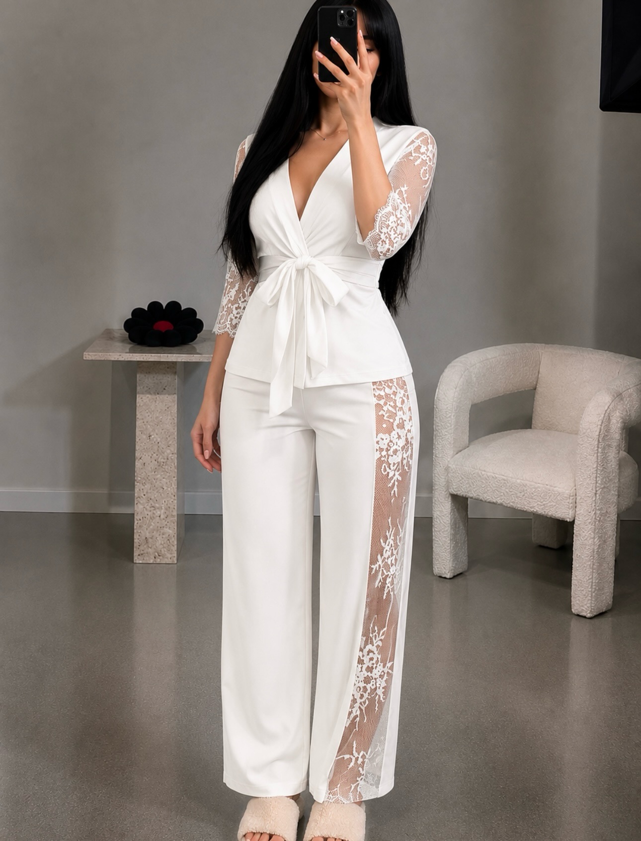 NO1269# Women printed loungewear set wholesale wholesale product image 1