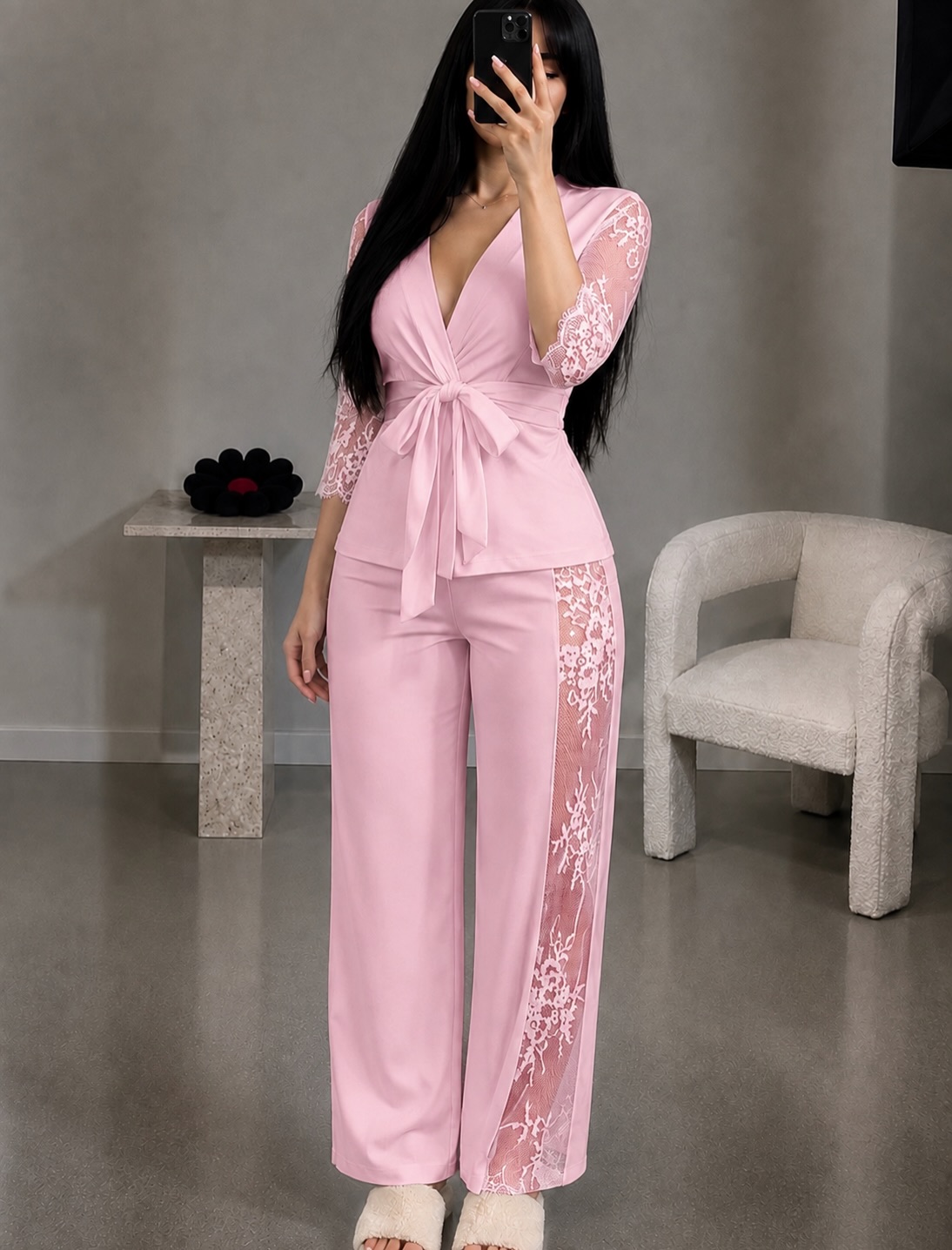 NO1269# Women printed loungewear set wholesale wholesale product image 4