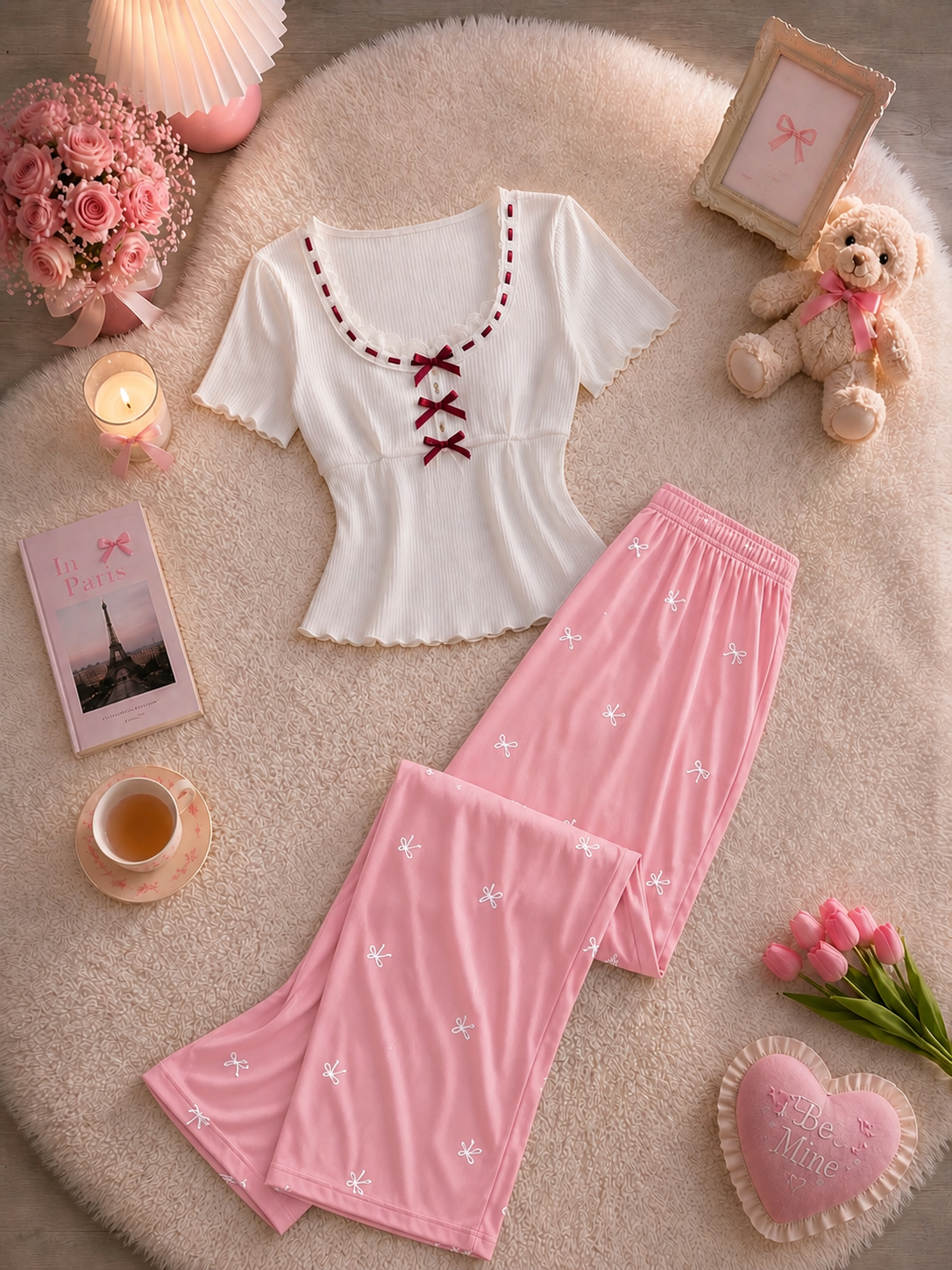 NO1275# Women color option loungewear set wholesale wholesale product image 4