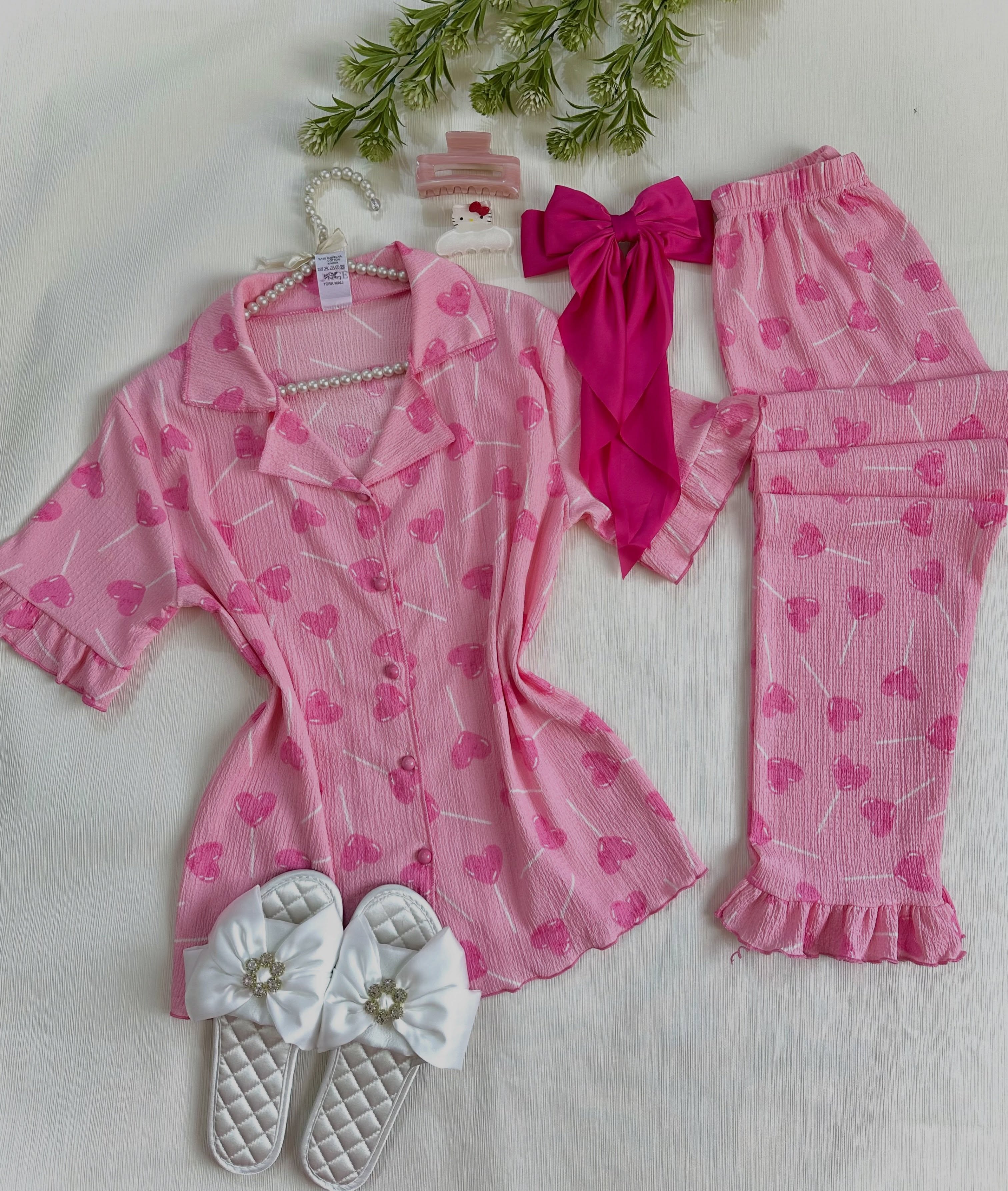 NO1280# Women printed two-piece sleepwear wholesale wholesale product image 3