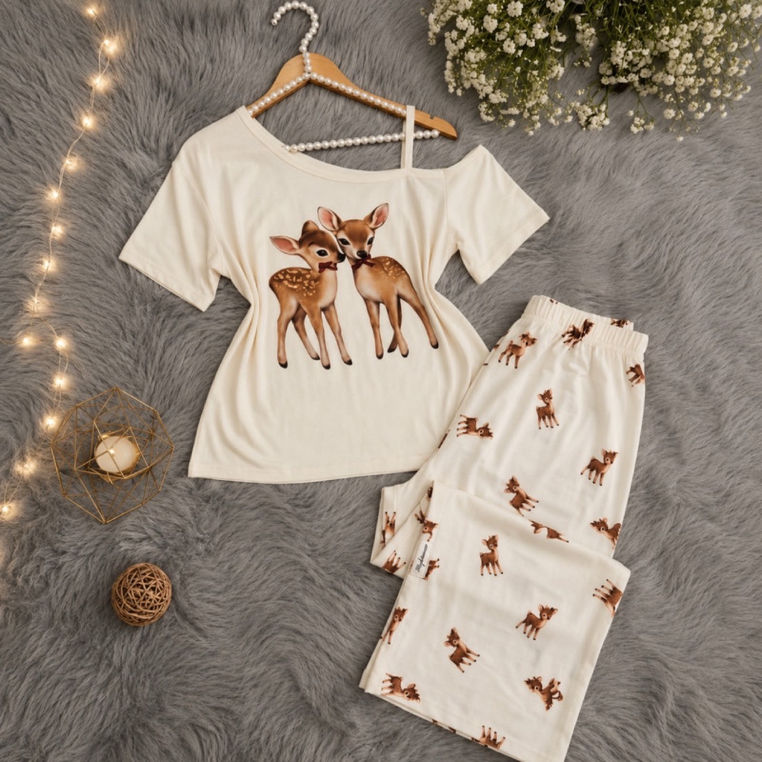 NO711# Women printed pajama set for Middle East wholesale wholesale product image 2