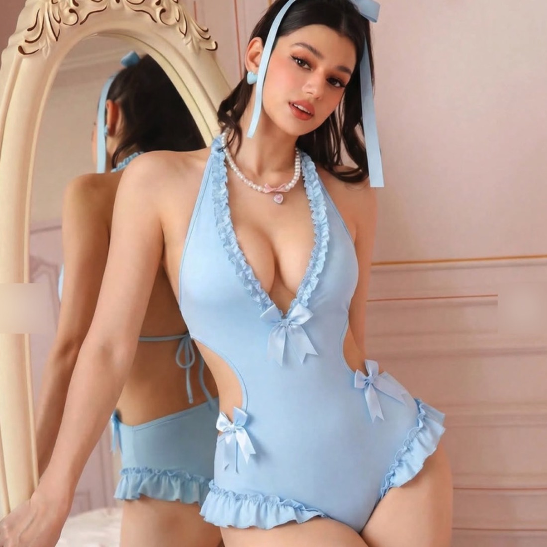 NO713# Women lingerie babydoll style for B2B inquiry wholesale product image 2