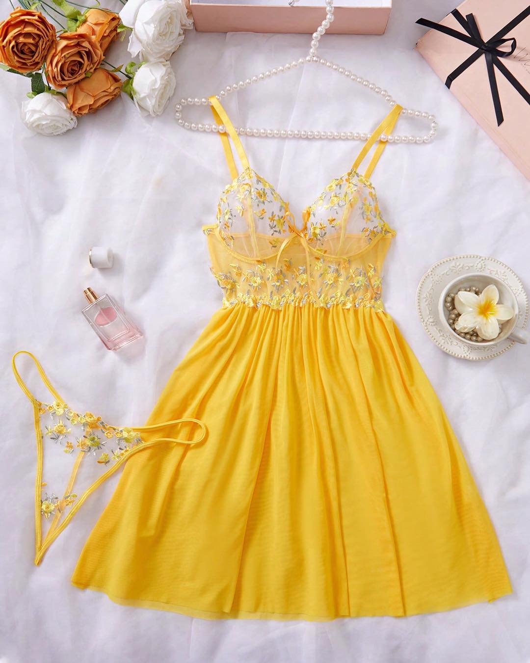 NO9005# Women lace intimate sleepwear wholesale wholesale product image 7